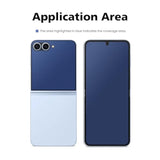 4 Pack For Samsung Galaxy Z Flip 7 Privacy Screen Protector [25° Anti Spy] 2 Inside + 2 Front Tpu Films, Self-Healing, Easy Install With Alignment Jig, Case Friendly, 3H Hardness