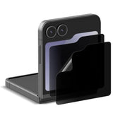 2 Pack Front Privacy Screen Protector Compatible With Samsung Galaxy Z Flip 7 Fe [25° Anti Spy] Epu+Pet Film, Self-Healing, Easy Installation, Case Friendly, 3H Hardness