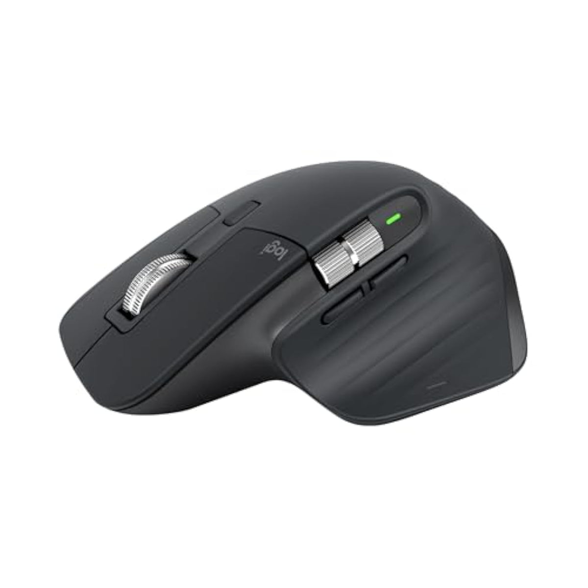 Logitech MX Master 3S Wireless Mouse Standard Edition with Logi Bolt USB Receiver, Ultra-fast Scrolling, Ergo, 8K DPI, Track on Glass, Quiet Clicks, USB-C, Bluetooth, Windows, Linux, Chrome - Graphite