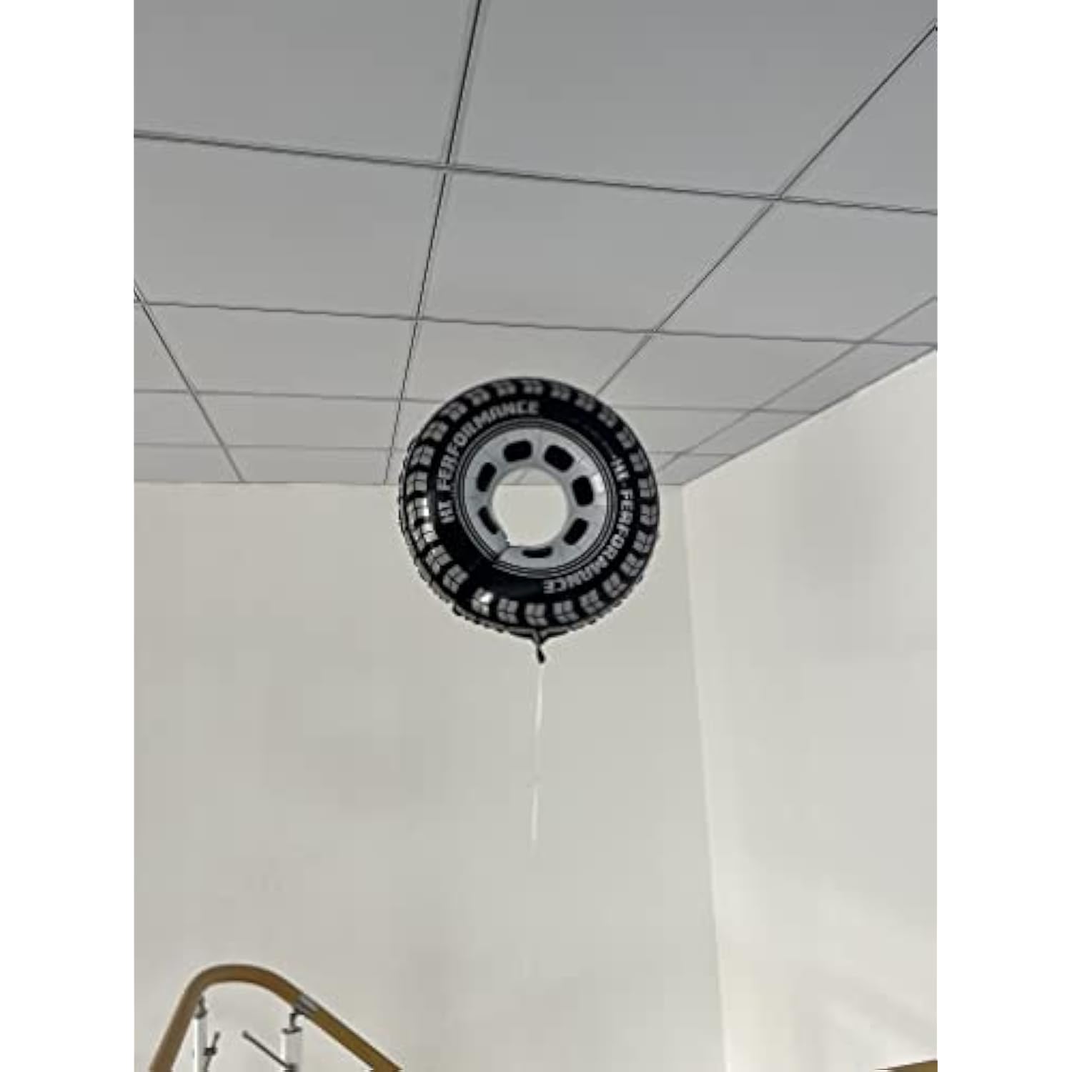 5Pcs 30Inch Wheel Balloons-Race Cars Hot Wheels Birthday Party Decorations Supplies For Men. Cars Theme Birthday Party Decorations.