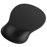 Ergonomic Mouse Pad With Wrist Rest, Gel Mousepad With Wrist Support, Pain Relief, Black Mouse Wrist Rest With Non-Slip Pu Base, Computer Mouse Pad For Laptop, Desk, Gaming, Office, Home