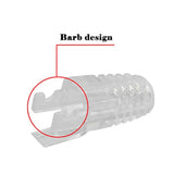100 Pcs Rj45 Cat6 Strain Relief Boots Connector For Standard Cat6 Cat6A Ethern