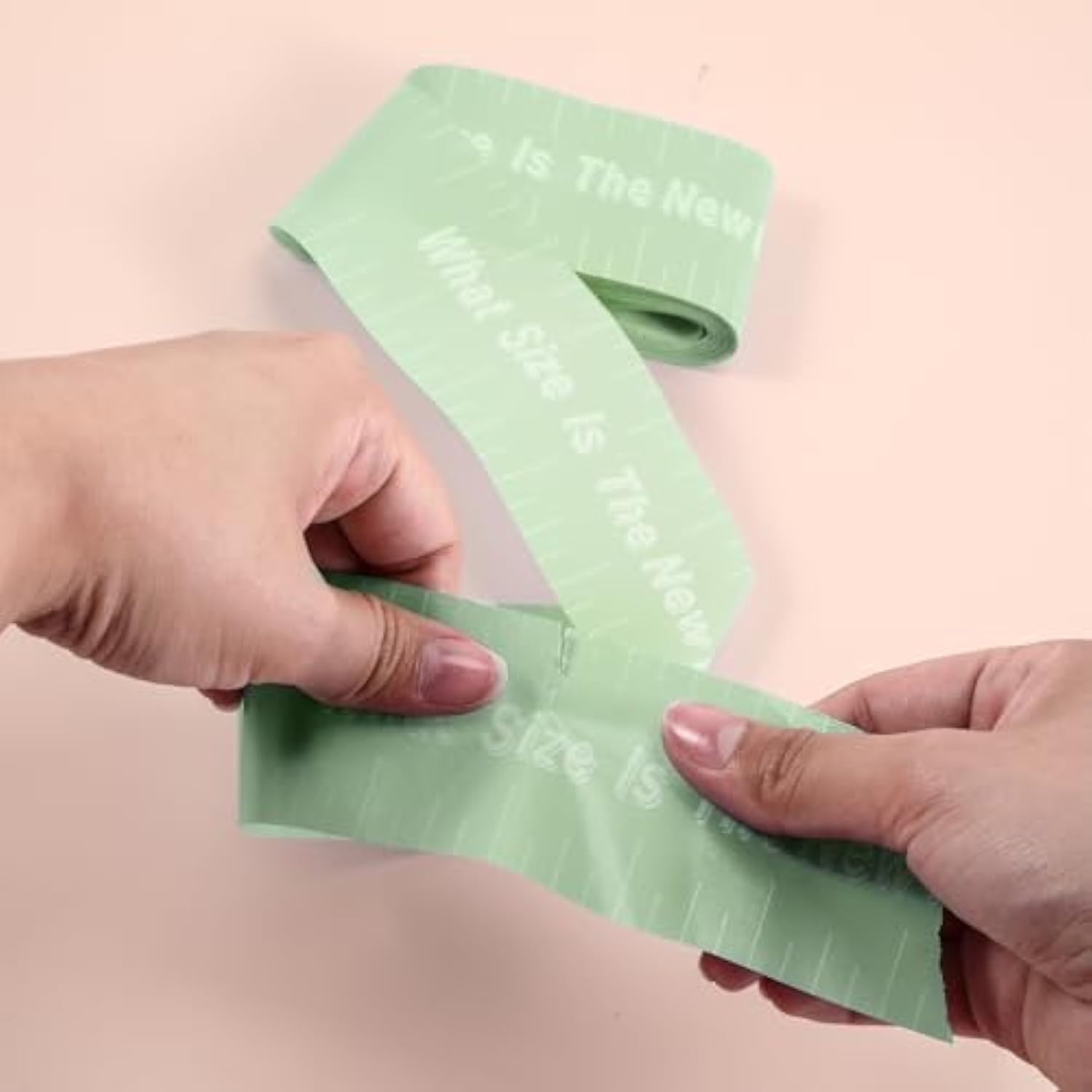 2 Rolls 2 Inch X 150 Feet Baby Shower Measuring Tape Tummy Measure Belly Game Paper Belly Measuring Tape For Baby Shower Party Decorations Supplies(Green)