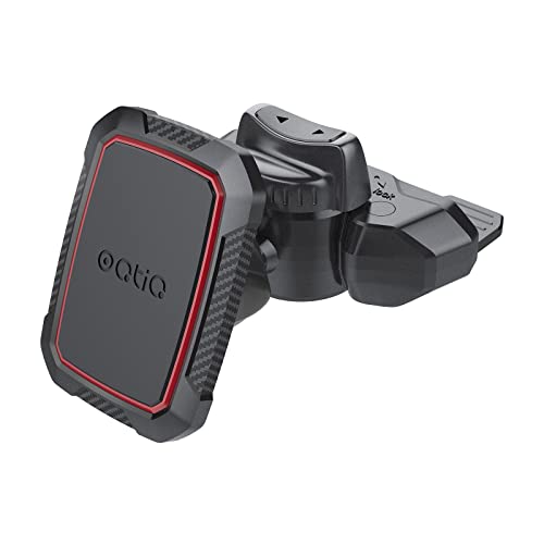 Magnetic CD Phone Car Mount for Car CD Player, Built-in 6 Strong Magnets, Compatible with iPhone 17 16 15 14 13 12 Series,Samsung Galaxy, LG, and
