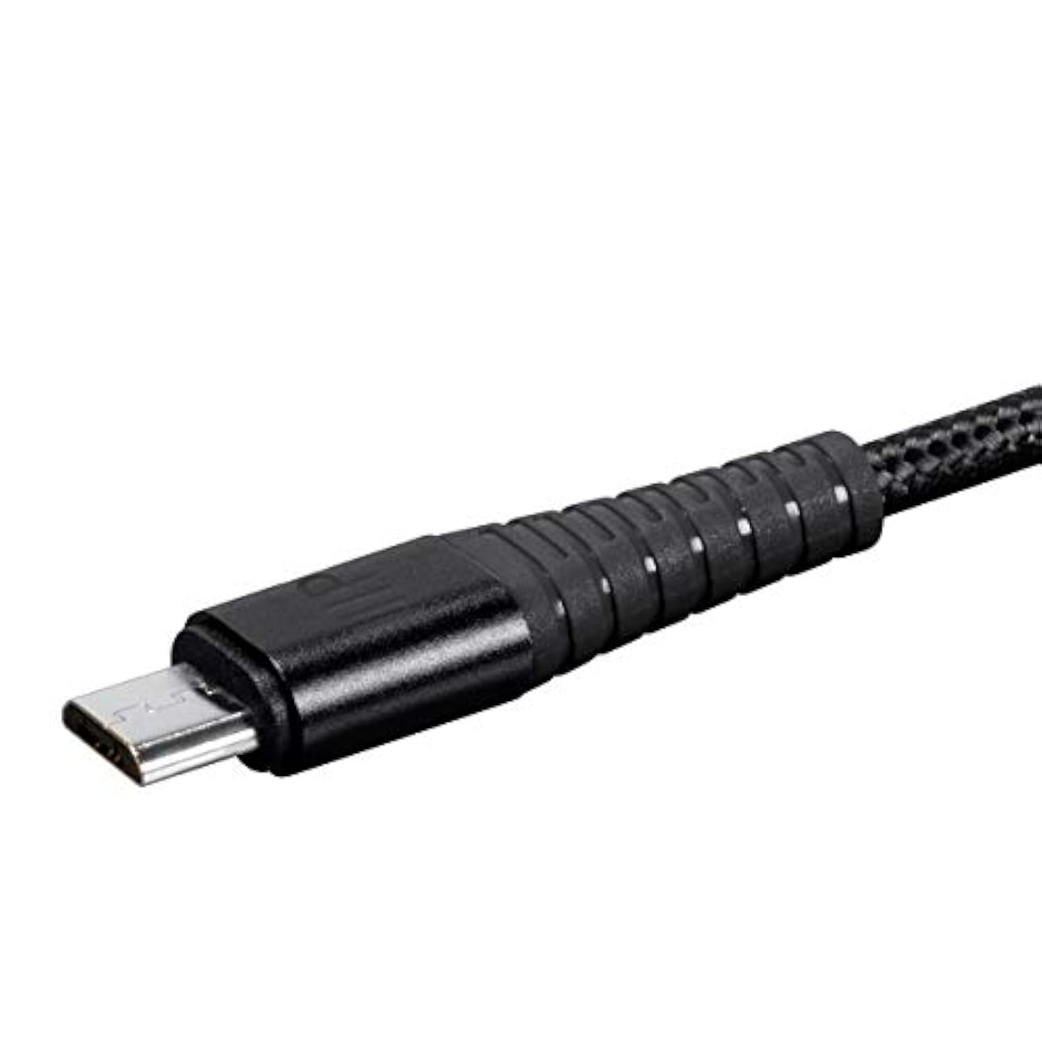 Usb 2.0 Micro B To Type A Charge & Sync Cable - 6 Feet - Black | Nylon-Braid, Durable, Kevlar-Reinforced - Atlasflex Series