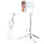 Magnetic Selfie Stick Tripod With Remote,54" Phone Tripod Compatible With Magsafe,Fit For Iphone 12/13/14/15 Series,Magsafe Case And Other Phones With Metal Ring