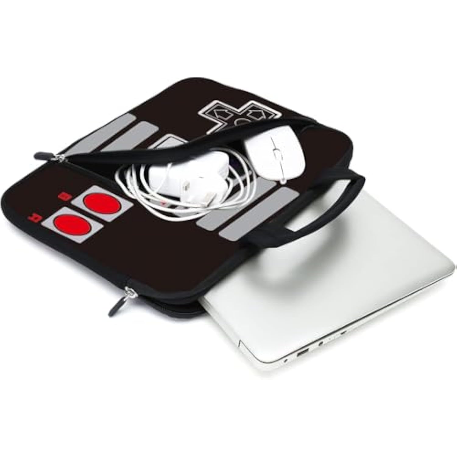 11.6-12.2 Inch Laptop Sleeve Carrying Bag With Handle? Front Pocket For Placing Power Adapter And Mouse (Rentt01)