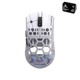 M2Pro Carbon Fiber Wireless Gaming Mouse,Tri-Mode 8K/Usb-C/Bluetooth Mouse Up To 30000Dpi,Paw3950 Optical Sensor Lightweight 40G,5 Programmable Button,Computer Mouse For Laptop,Pc,Mac