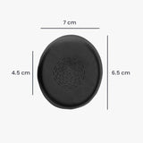 kwmobile Ear Pads Compatible with Jabra Evolve 2 55 / Evlove 2 50 Earpads - 2X Replacement for Headphones - Black