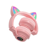 Cat Ear Bluetooth Headphones,Toddlers Kids Wireless Headphones For Boys Girls