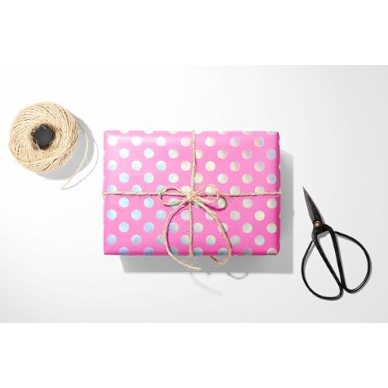 Girl Gifts Wrap Paper Roll 17 Inches,Pink Gifts Wrapping Paper,Girl Birthday Wrapping Paper,1 Roll Of Each Of The 3 Styles