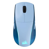 M75 Wireless Rgb Lightweight Gaming Mouse For Mac 26,000 Dpi, Swappable Side Buttons, Optical Switches, Icue Compatible Glacial Blue