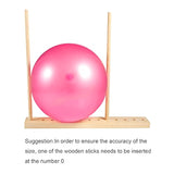 12 Sizes Adjustable Wood Balloon Sizer Ruler - Measurement Tool For Balloon Decorations, Arches, Columns, Rings, Towers (0-12 Inch)