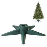 Christmas Tree Stand, Christmas Tree Base For Artificial Tree Up To 7 Ft Adjustable Holder Replacement Fits 0.75/0.87/1.25 Inch Xmas Tree Pole Green Decorations