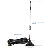 4G Lte Antenna 7Dbi 698-2700Mhz Magnetic Base Sma Male Antenna For Router M2M Gateway Cpe Router Vehicle Car Mobile Cellular Mmdvm Hotspot