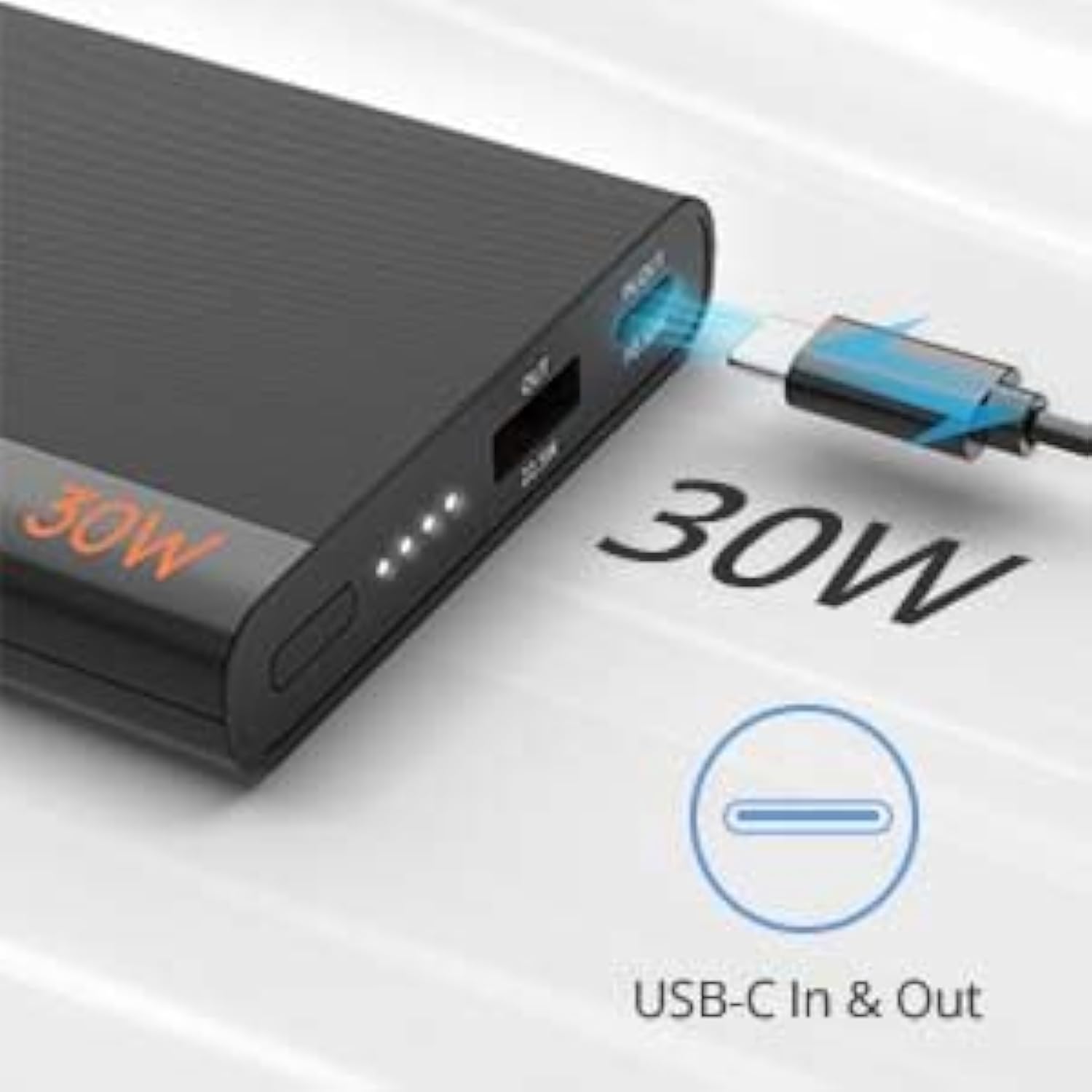 30W Slim Portable Charger For Ipad Pro, Pixel Ipad External Battery 30W Power Bank For Iphone 15/Iphone 15 Pro/Ipad Pro 12.9/11In/ Ipad Mini 6/ Ipad Air 5/Portable Charger Pixel 6A 7 Pro 5A 5G