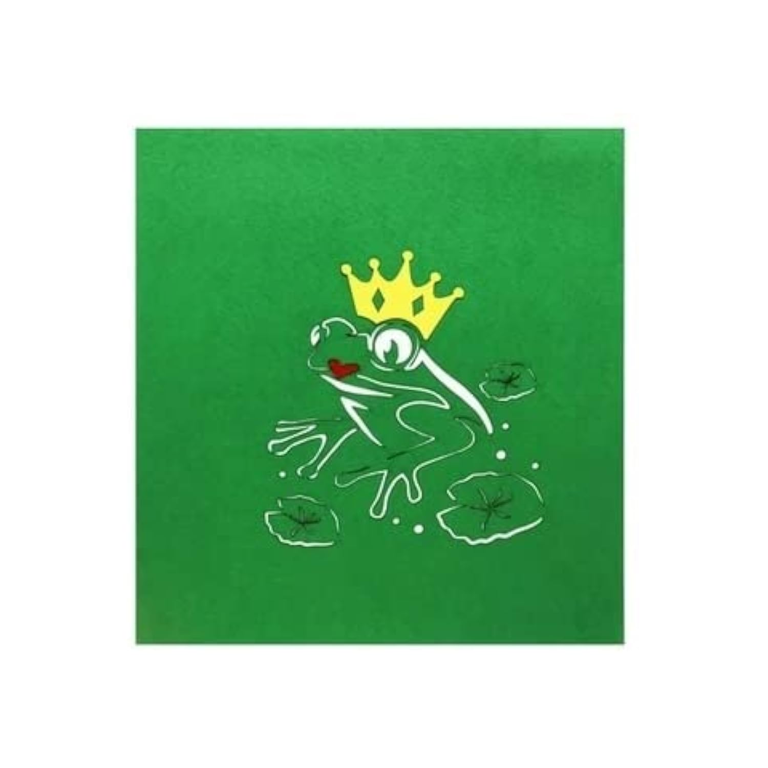 3D Pop-Up Frog Prince Greeting Card – Handmade Fairy Tale Card For Birthday, Anniversary, Valentine’S Day, Engagement & Special Occasions A24