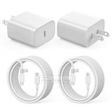 For Iphone 16 15 Charger Fast Charging,20W For I Pad Usb C Fast Charger With 2Pack 6Ft Usb C Wall Charger Block For Iphone 16/16 Pro/16 Pro Max/15/15 Plus/15 Pro/15 Pro Max