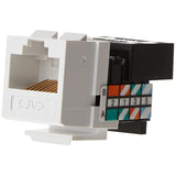 Leviton 41108-RW5 Category 5 QuickPort Connector, CAT 5, White