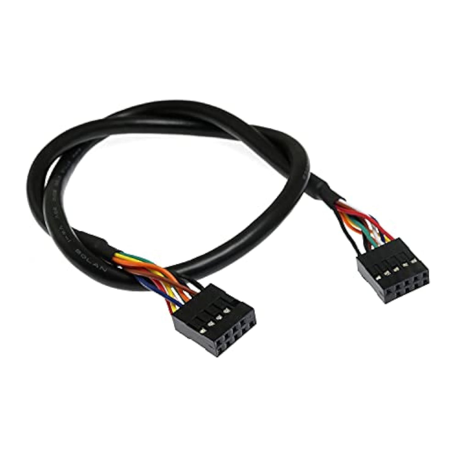 Usb 2.0 Internal Motherboard Header Cable Usb 2.0 9Pin Female To Female Internal Motherboard Header Cable