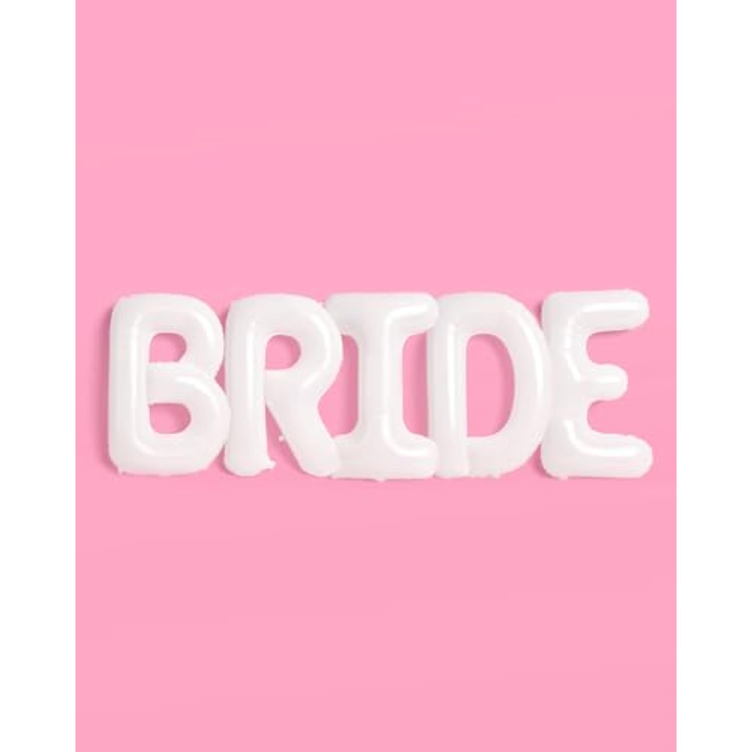 40" Jumbo White BRIDE Balloons – XL Decor for Bachelorette, Wedding & Engagement Parties