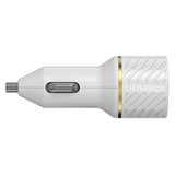 OtterBox Fast Charge USB-C Car Charger, 20 Watt + OtterBox USB C-Ligtning Cable, 1M - Cloud DUST