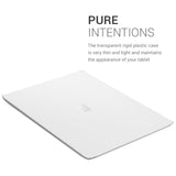 kwmobile Crystal Case Compatible with Microsoft Surface Laptop 5/4 /3 13.5inch (1868/1951) - Elegant Lightweight Laptop Cover - Transparent