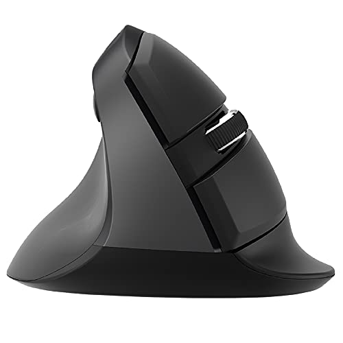 Ergonomic Left Hand Mouse With Wireless Connection, Aa Battery, 2.4Ghz Nano Transceiver, 800, 1200, 1600, 2400 Adjustable Dpi; Compatible With Windows And Mac Os [V628Ml]