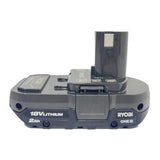 Ryobi P190 2.0 Amp Hour Compact 18V Lithium Ion Battery w/ Cold Weather Performance and (Charger Not Included / Battery Only)
