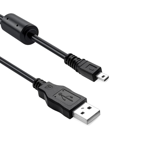 USB Charging Cable Compatible with Nikon Coolpix L830 S3300 S3000 Fujifilm FinePix JX650 JX660 AX500 AX550 J10 J26 Mini 8-Pin UC-E6 UC-E16 UC-E17