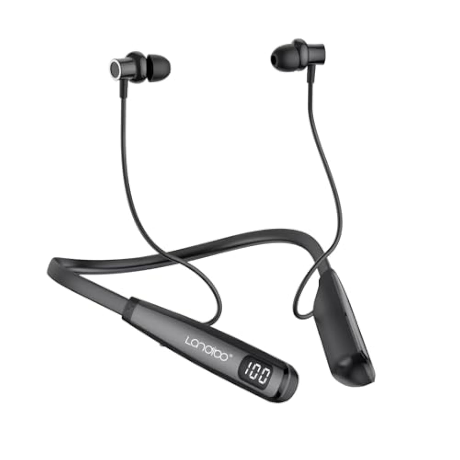 Wireless Waterproof Sports Earphones With 100 Hours Of Playback Time, Bluetooth Earphones With Microphone, In Ear Noise Reduction, Used For Gym Running And Exercise (Y10)