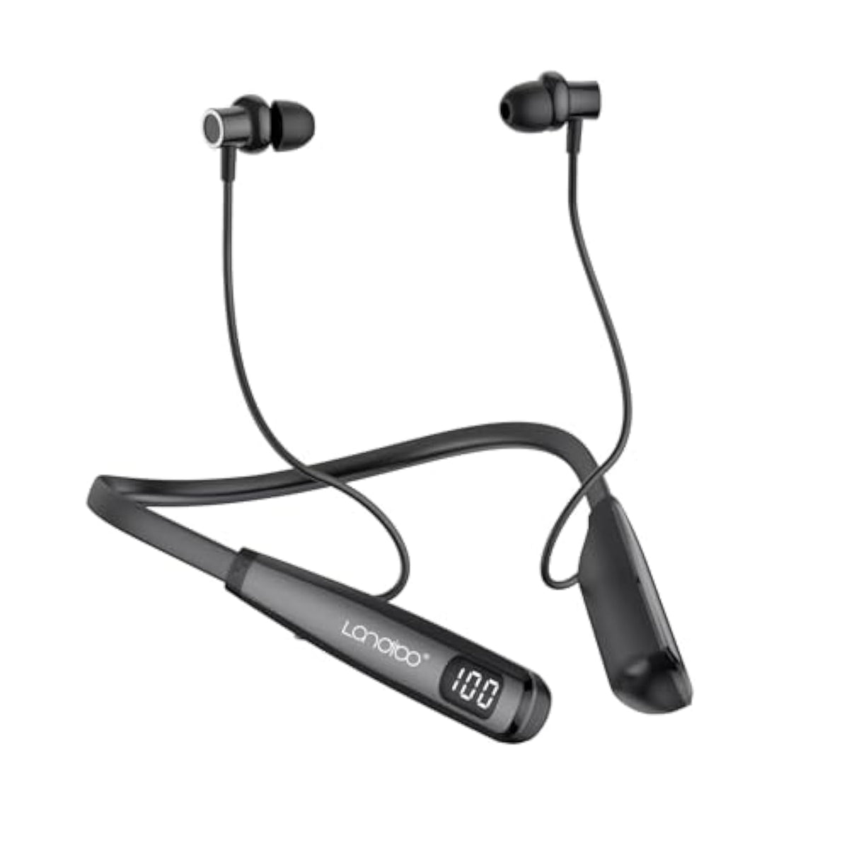 Wireless Waterproof Sports Earphones With 100 Hours Of Playback Time, Bluetooth Earphones With Microphone, In Ear Noise Reduction, Used For Gym Running And Exercise (Y10)