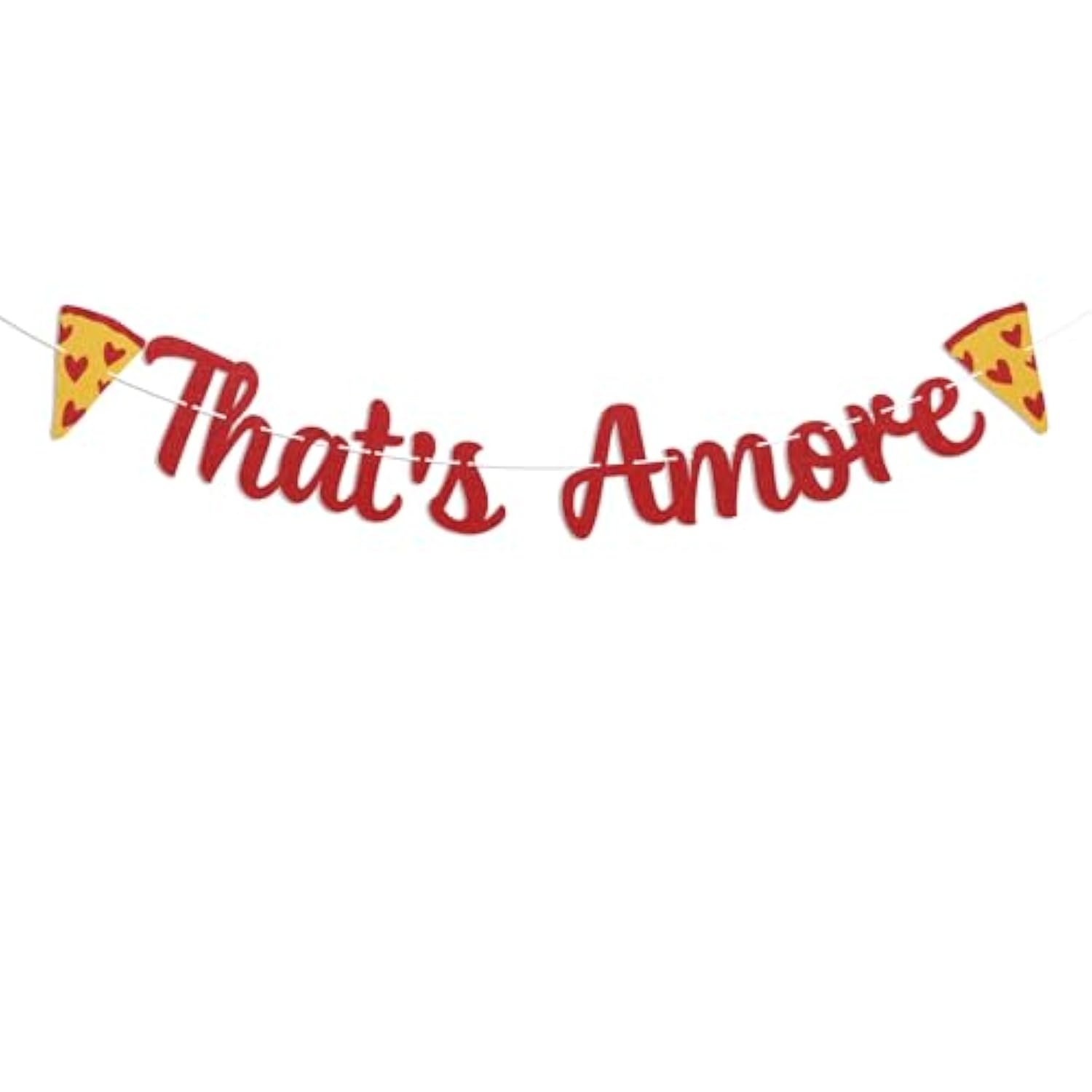 “That’s Amore” Banner — Italian Pizza-Themed Bridal Shower & Bachelorette Decor