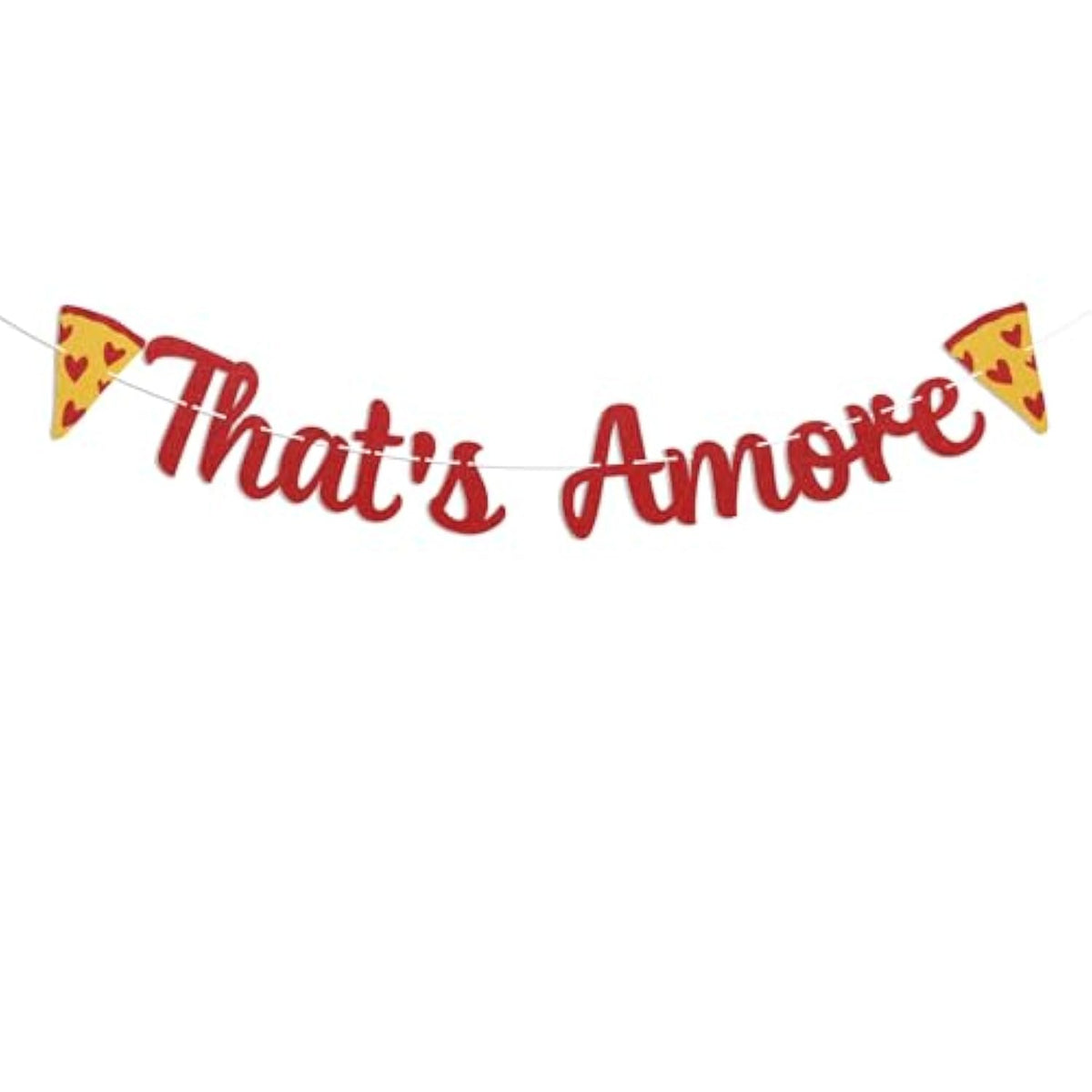 “That’s Amore” Banner — Italian Pizza-Themed Bridal Shower & Bachelorette Decor