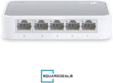 Learning Resources Tl-Sf1005D 5-Port Fast Ethernet Unmanaged Switch | Plug And Play | Desktop