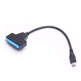 Usb 3.1 Type C To Sata Iii Hdd Ssd 2.5" Hard Drive Adapter Cable 22-Pin Uasp