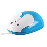 Cute Wired Mouse, Small Rabbit Shape Usb Wired Mouse 1600 Dpi Optical Mice Computer Mouse, Portable Corded Mice For Travel, Office, Home, Laptop, Computer (Blue)
