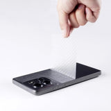 2 Pack Screen Protector For Motorola Moto G75 5G 6.78",9H Hardness Tempered Glass,With 1Pc Camera Lens Protector,1Pc Back Carbon Fiber Film