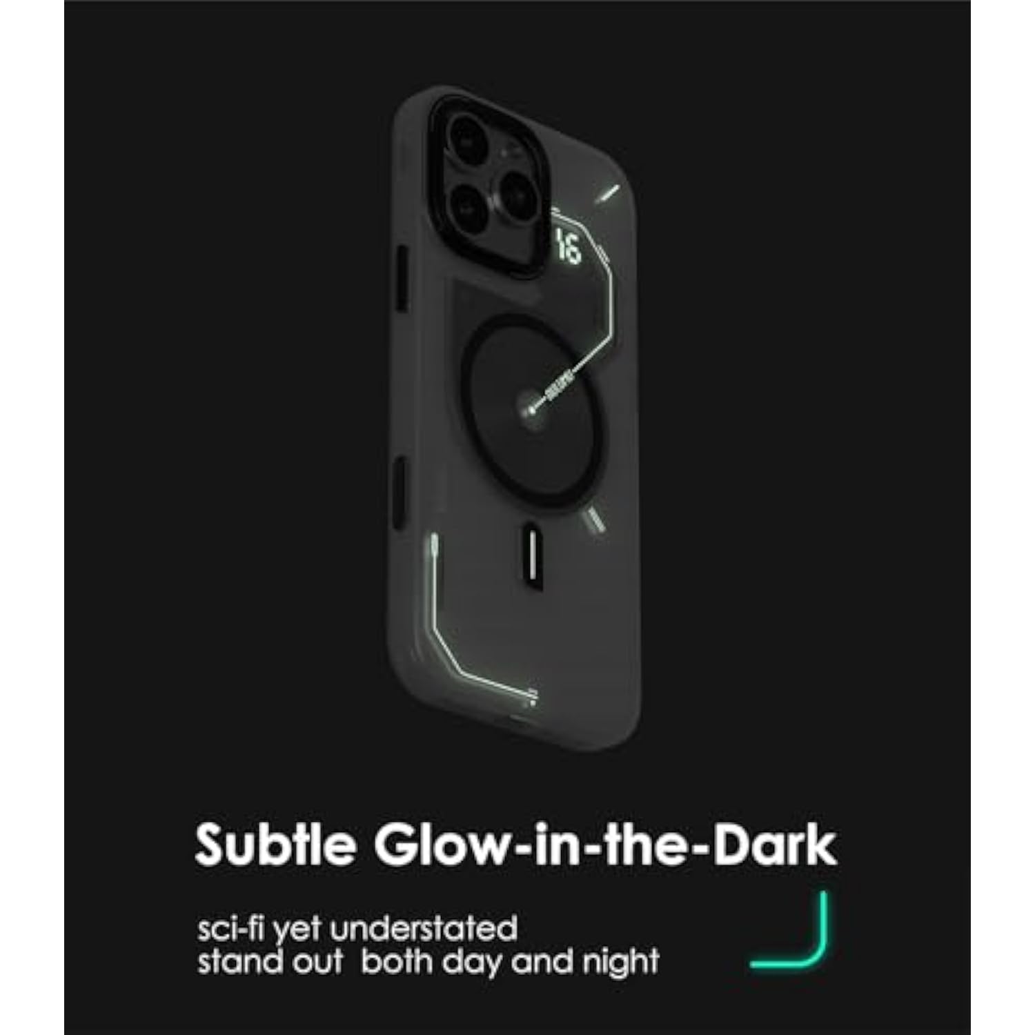 A16 For Iphone 16 Pro Max Magnetic Thermal Case | Updated Camera Control | Imd Technology | Compatible With Magsafe | Complete Wrap-Around | Touch Translucent White