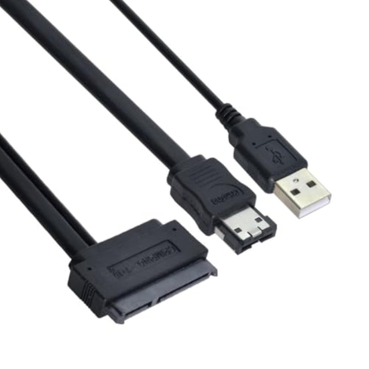 Cy 2.5 Inch Hard Disk Drive Sata 22Pin To Esata Data + Usb Powered Cable 50Cm