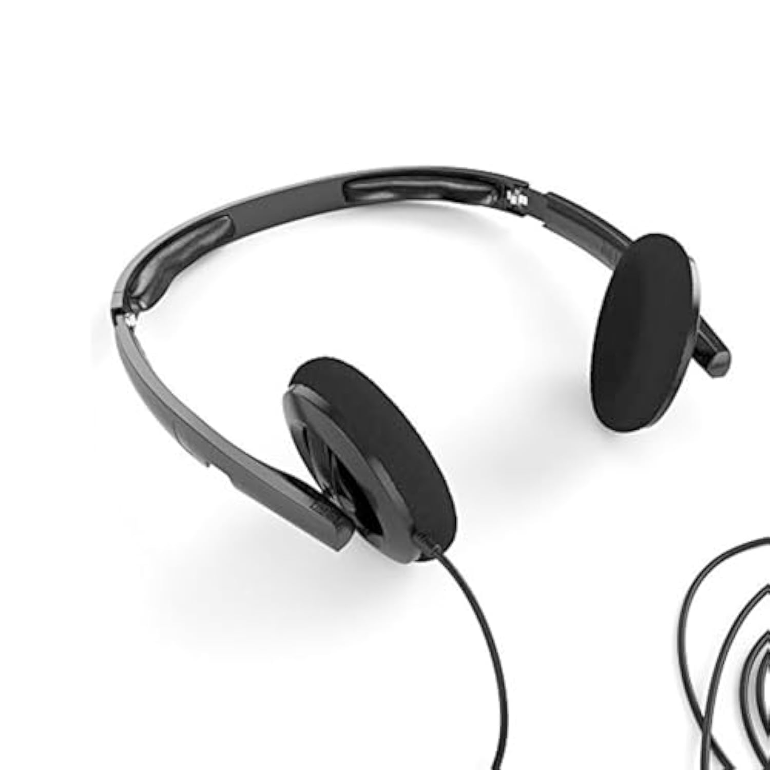 Ear Cushions Foam Replacement For Plantronics Headphones Most Standard Size Office Telephone Headsets H251 H251N H261 H261N H351 H351N H361 H361N Headset Disposable Covers, Black (20Pcs)