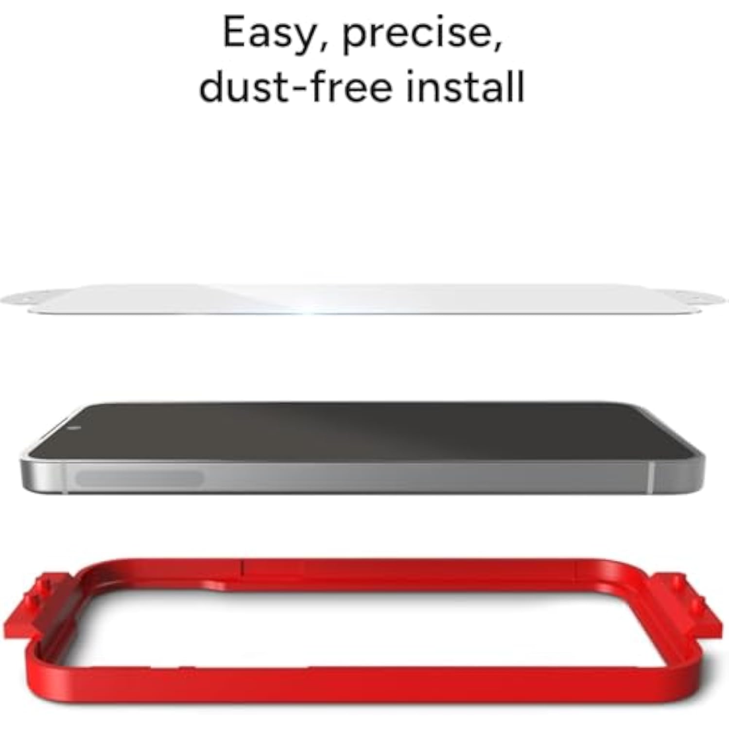 For Zagg Glass Elite Samsung Galaxy S25/ S24 Screen Protector – Ultra-Strong Tempered Glass, Scratch-Resistant, Ez Apply Installation, Invisibleshield, Made With Recycled Materials