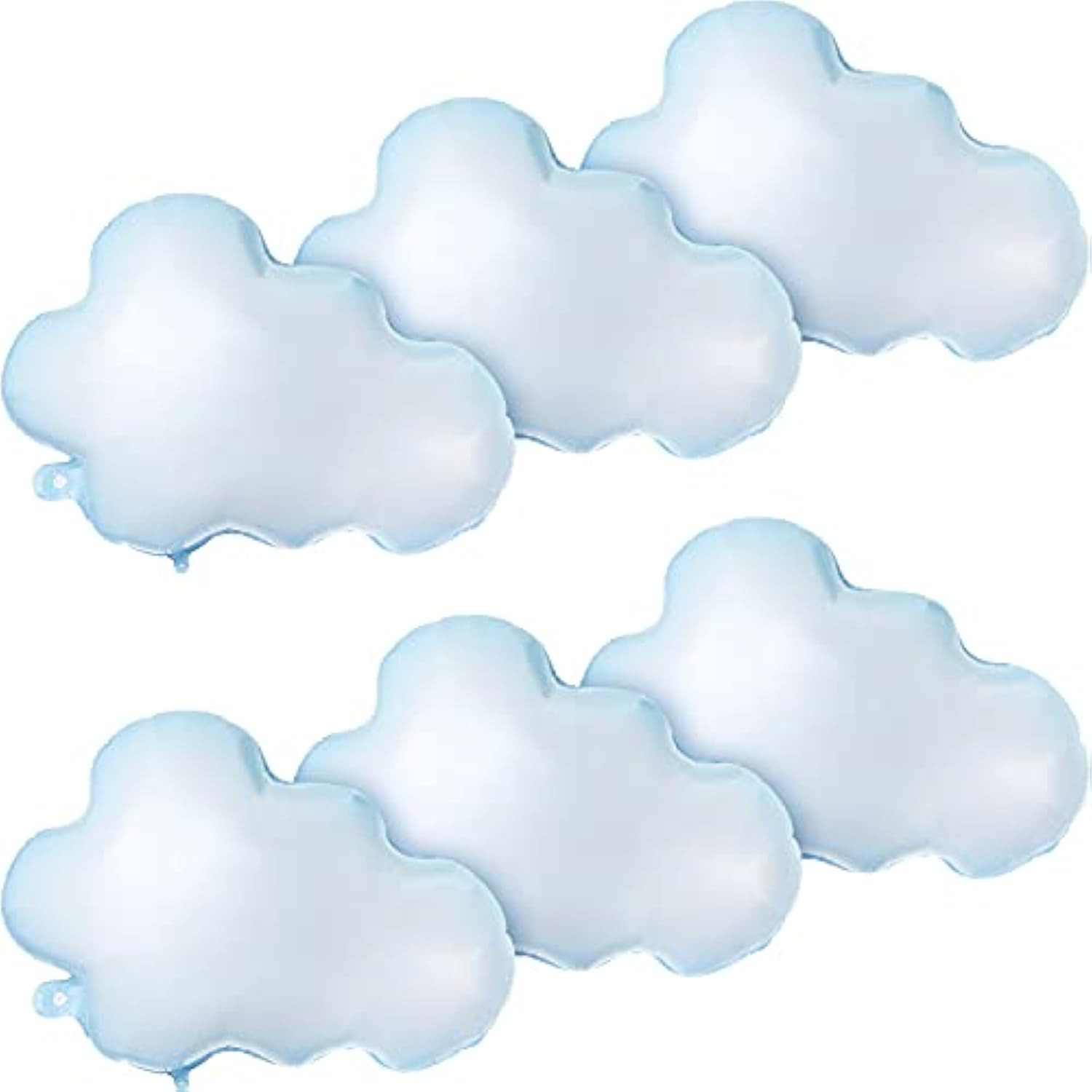 6 Pieces White Cloud Foil Balloons For Birthday Baby Shower Themed Party Birthday Party Decorations Supplies