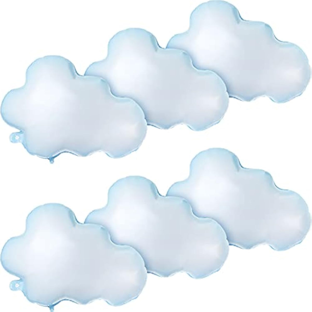 6 Pieces White Cloud Foil Balloons For Birthday Baby Shower Themed Party Birthday Party Decorations Supplies
