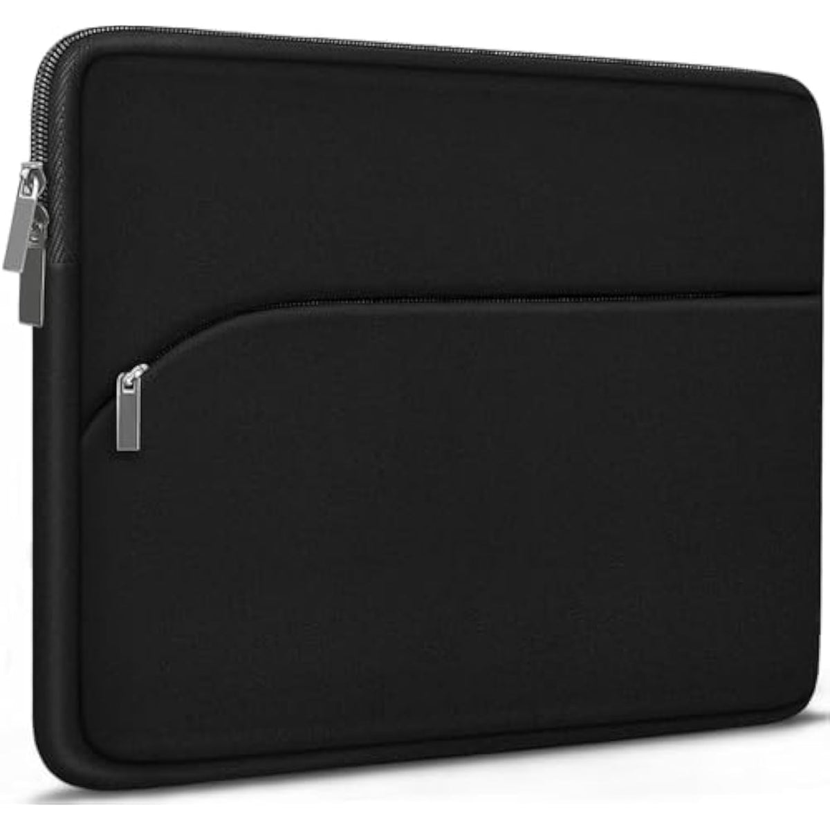 Laptop Sleeve Case 15.6 Inch, Durable Portable Monitor Protective Cover With Front Pocket, Traveling Computer Carrying Bag Laptop Sleeve Compatible For Hp, Dell, Asus, Lenovo, Black
