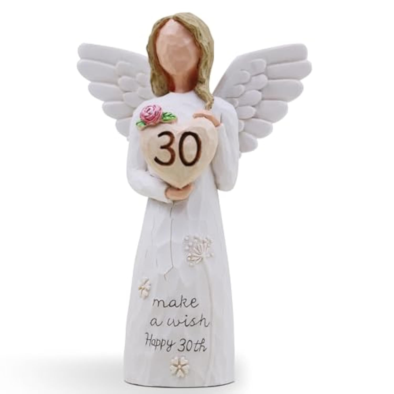 30th Birthday Decorations and Hand-Painted Figurine Gift for Her