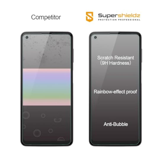 (3 Pack) Designed For Motorola Moto G Power (2021) Tempered Glass Screen Protector, Anti Scratch, Bubble Free