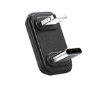 U Shape Microphone Lighting OTG Adapter Converter Compatible with DJI Mic 3 Mic 2 and DJI Mic mini and Other Wireless Microphones for iOS Phone 14 13