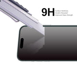 (2 Pack) Designed for iPhone 15 (6.1 inch) + Camera Lens Tempered Glass Screen Protector, Anti Scratch, Bubble Free