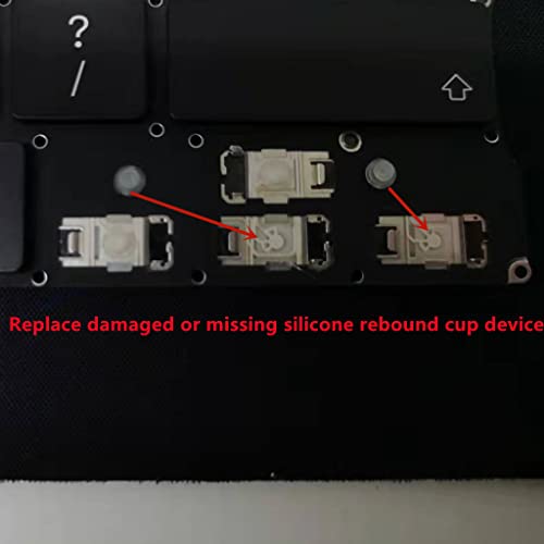 Replacement Keyboard Arrow Keys Silicone Rebound Cup Mechanism Compatible With Macbook Pro/Air Model A2141 A2251 A2289 A2179 A2337 A2338 A2442 A2485 M1 Pro/Max 2019-2024 Keyboard